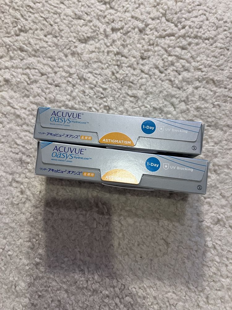 Soczewki kontaktowe acuvue oasys astigmatism jedniodniowe