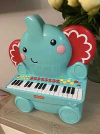 fisher price іграшка слоник піаніно синтезатор