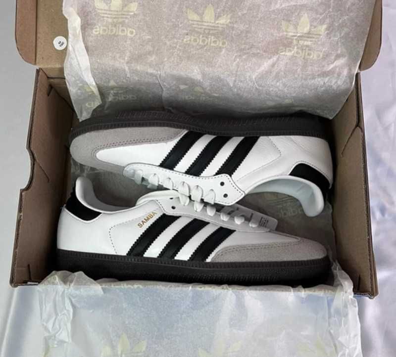 ButyDamskieAdǐdasSambaOGCloud White Core BlackRozmiar.39
