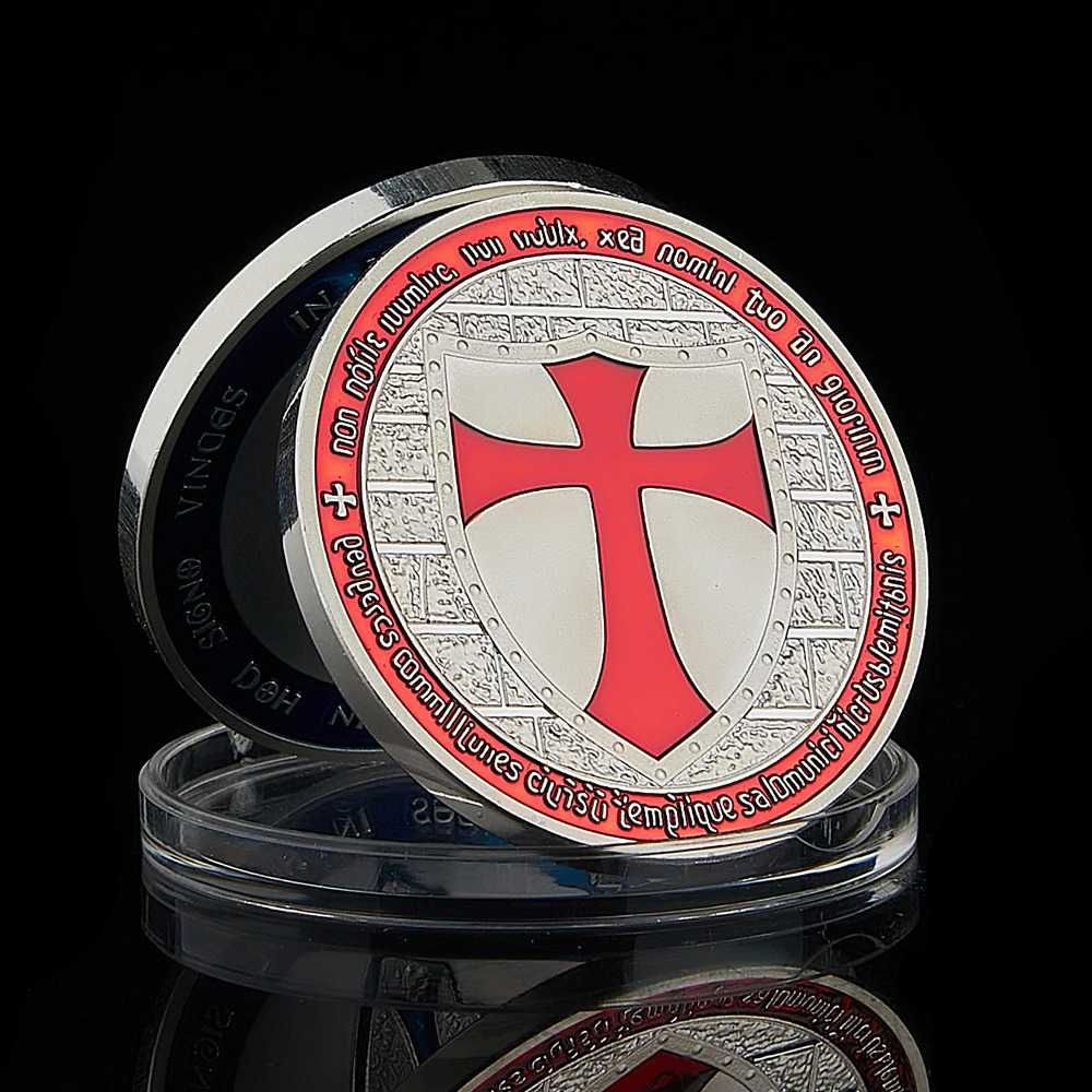 Moneta kolekcjonerska Czerwonych Krzyż Rycerzy Templariuszy