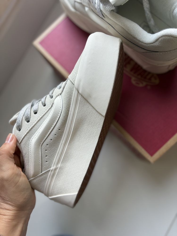 Vans skorzane sneakersy