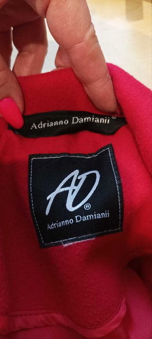 Płaszcz damski Adrianno Damianii wełna 50%