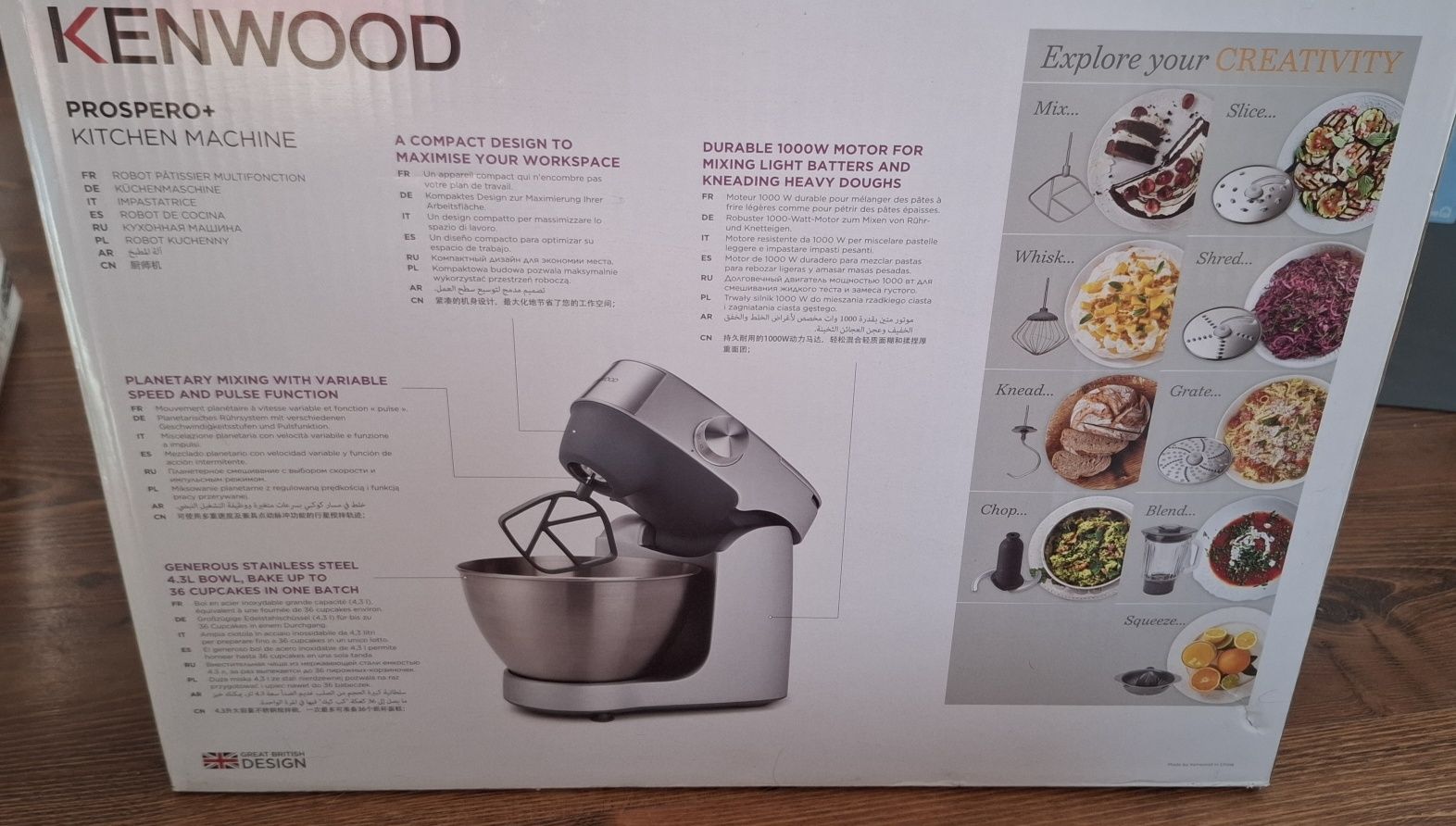 Nowy robot planetarny kenwood na gwarancji