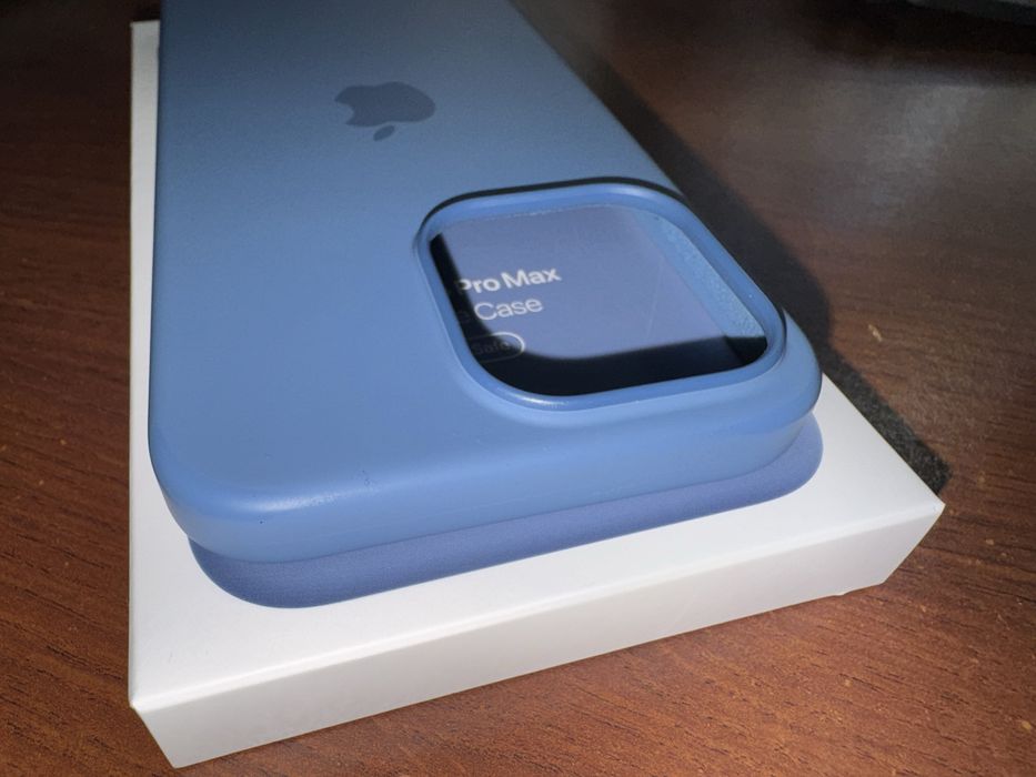 Etui Apple Silicone Case do iPhone 15 Pro Max - Niebieski