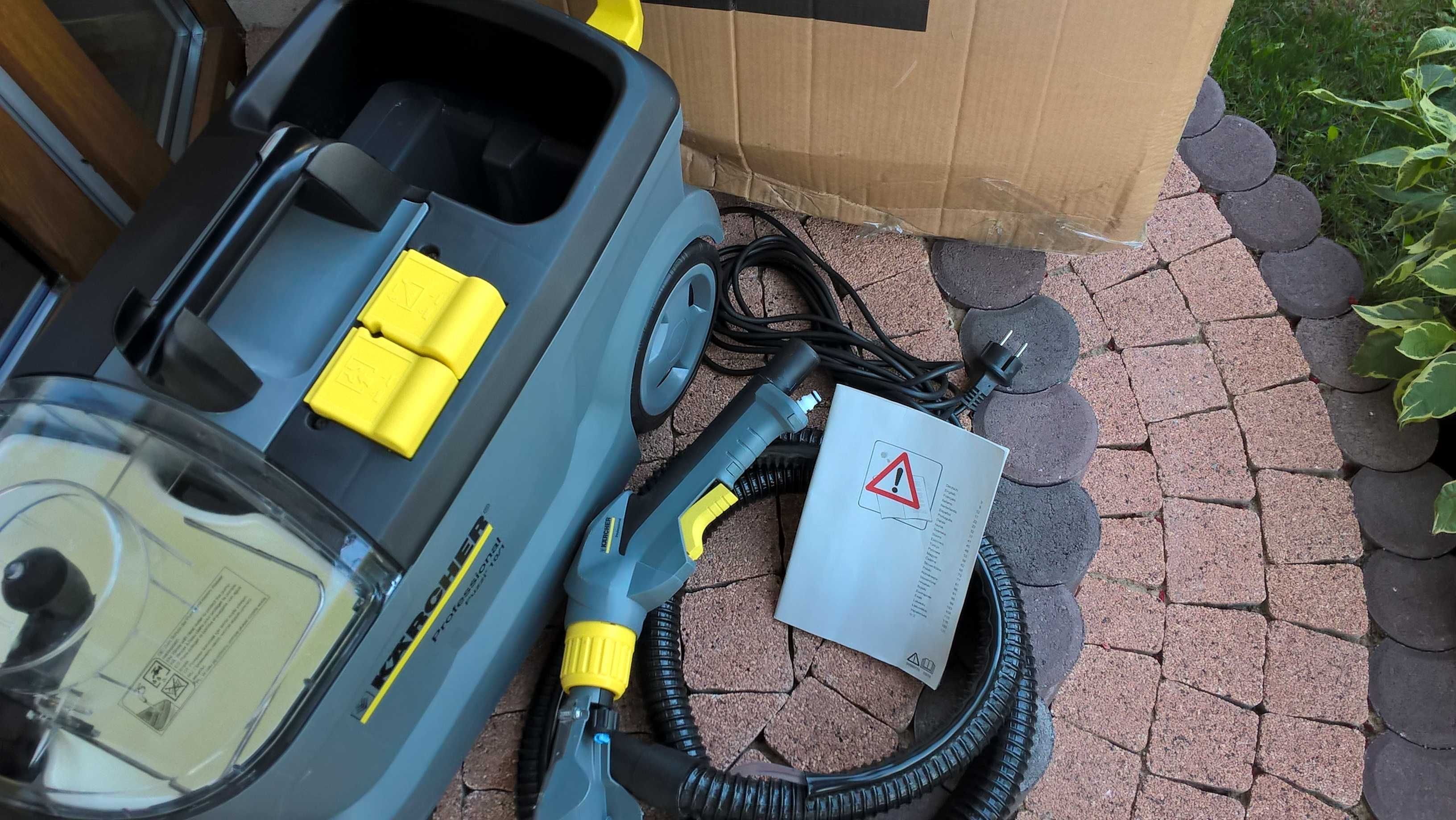 Odkurzacz piorący karcher puzzi 10/1 użyty kilka razy