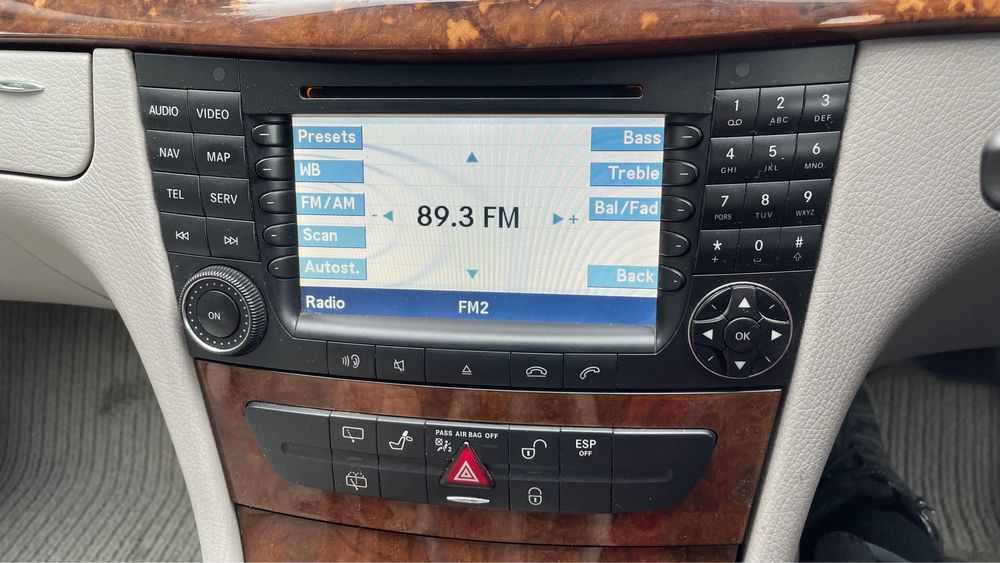 Mercedes w211 Command Navi Zmieniarka Radio Cd