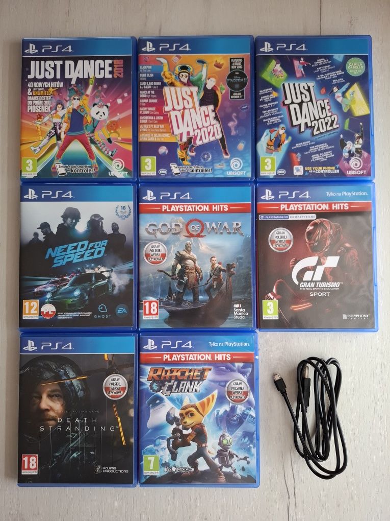 PlayStation 4 | PS4 Pro + kamera + gry + pad + pełnej okablowanie