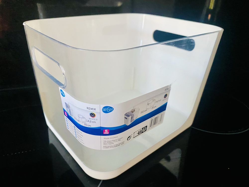 3 Caixas de arrumacao plasticas