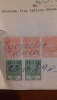 Dokumenty z 1949 r. wraz ze znaczkami opłaty skarbowej oryginał