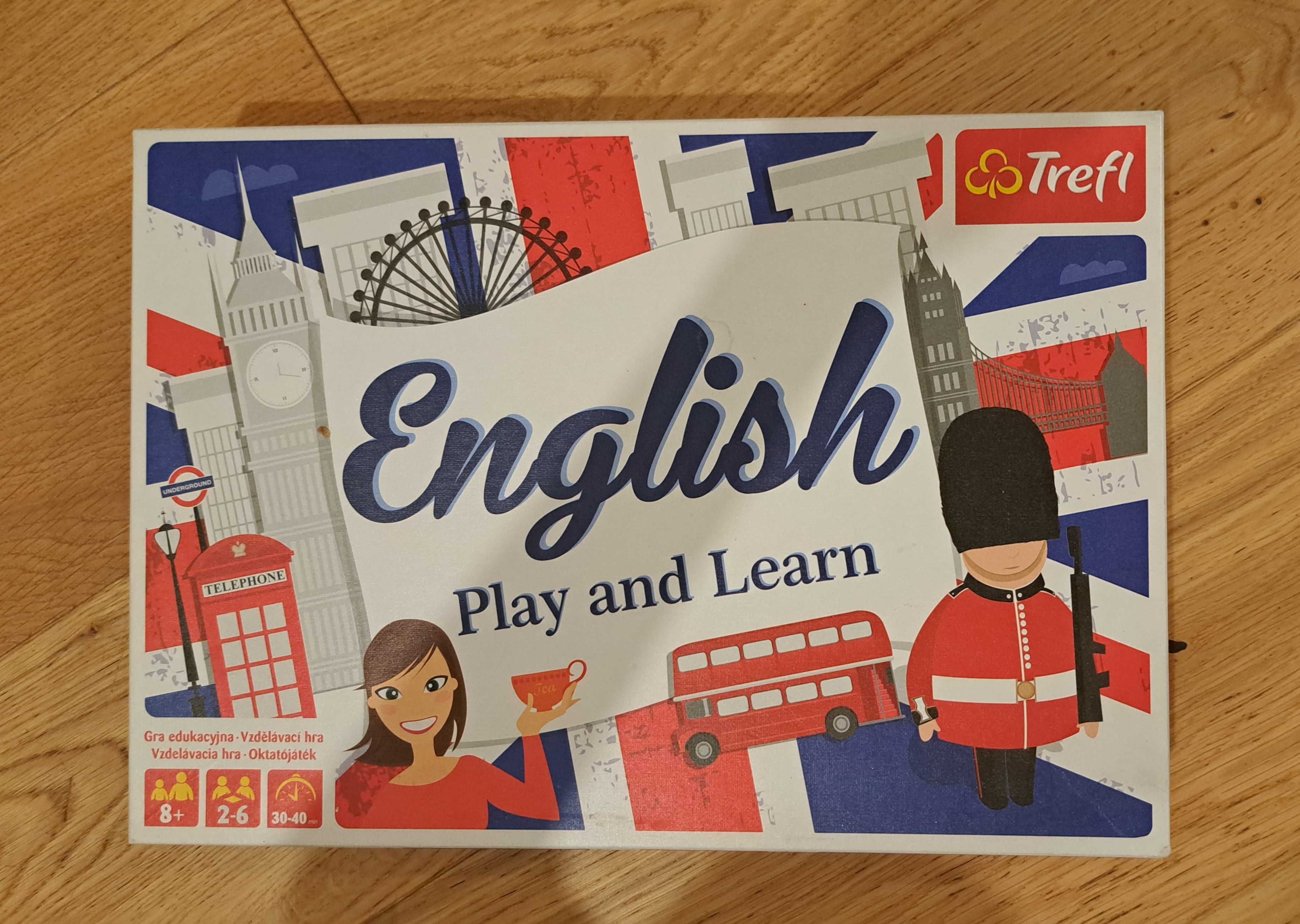 Gra English Play and Learn, Trefl, 8+