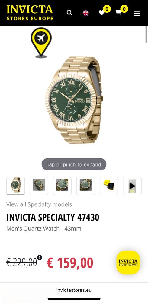 Vende-se relogio invicta novo