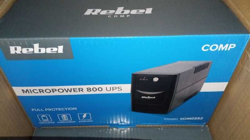 Бесперебойник ИБП UPS REBEL Micropower 480W 9Ah ДБЖ Безперебійник