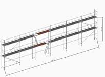 RUSZTOWANIE UŹYWANE idealnie na docieplenia ,domki 113,40 m2
