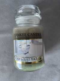 Yankee Candle A calm & quiet place duża świeca 623g szeroka etykieta