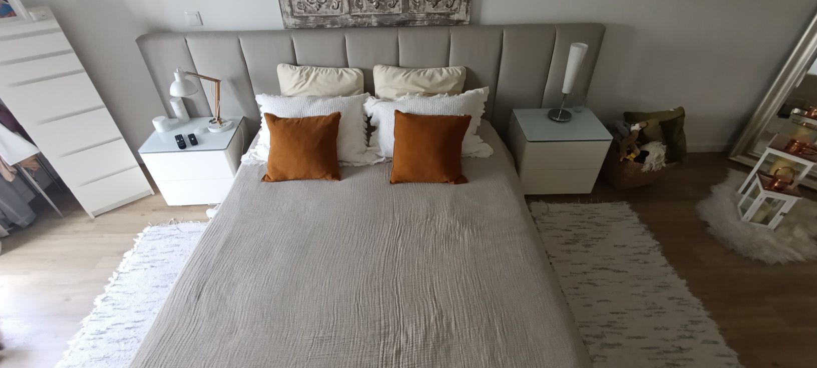 Cama de casal 200/160 sem colchão de marca Antarte