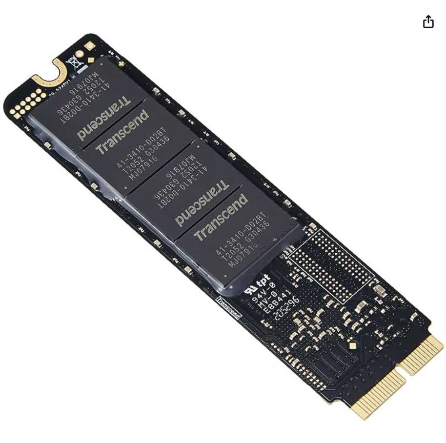 Transcend 480GB 850 NVMe PCIe SSD для Apple MacBook