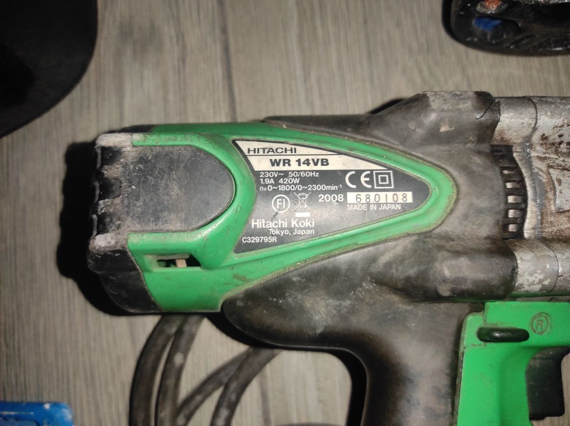 Zestaw uszkodzonych elektronarzędzi Hitachi Metabo inne