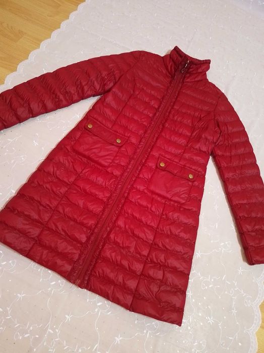 Куртка стьобана подовжена пальто плащик весна осінь
