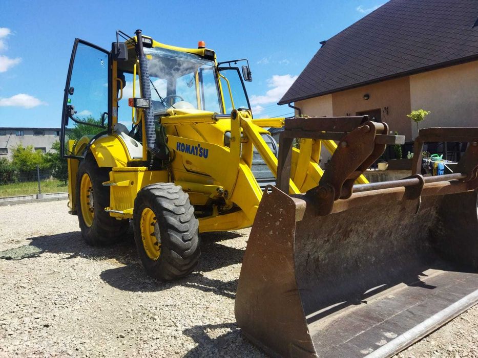 Kopatko-Ładowarka KOMATSU WB 91R Utility z 2000 Roku,CASE,JCB,CAT