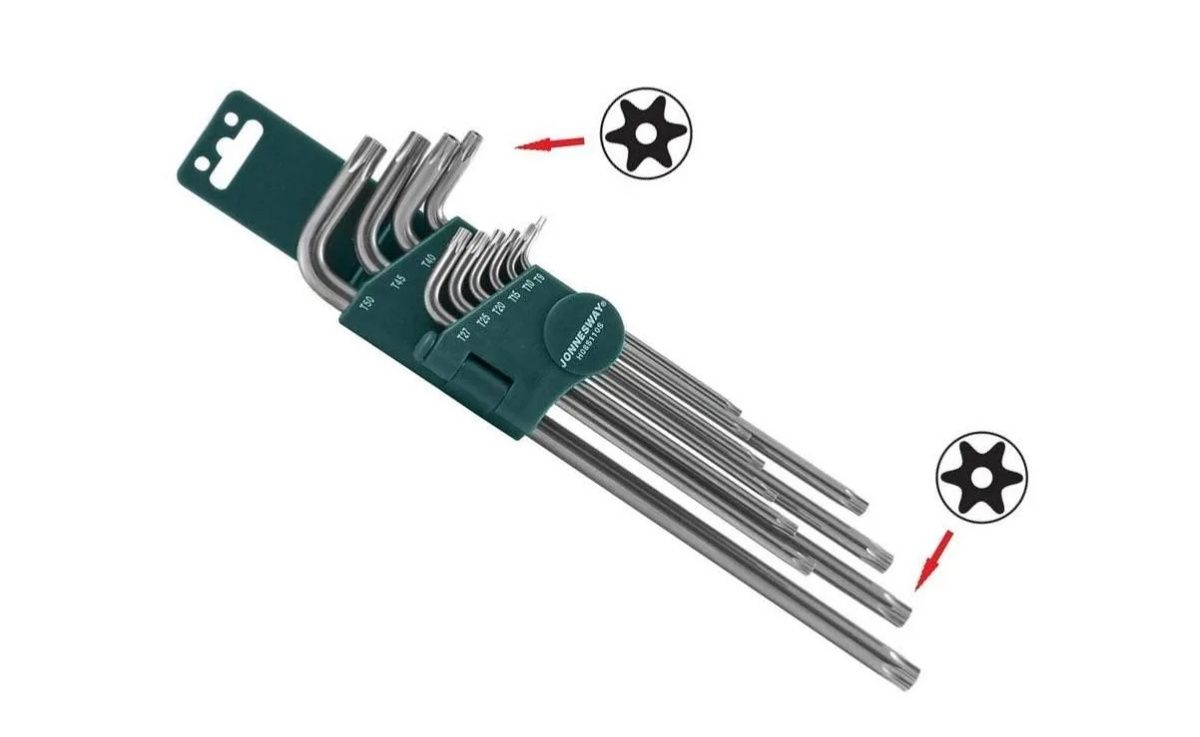 Klucze Torx z otworem  H08S110S
