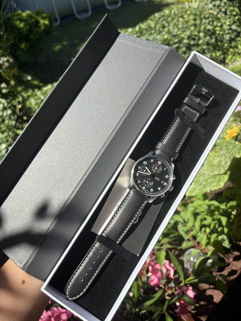 ASO oryginalny zegarek AUDI collection chronograf prezent unikat