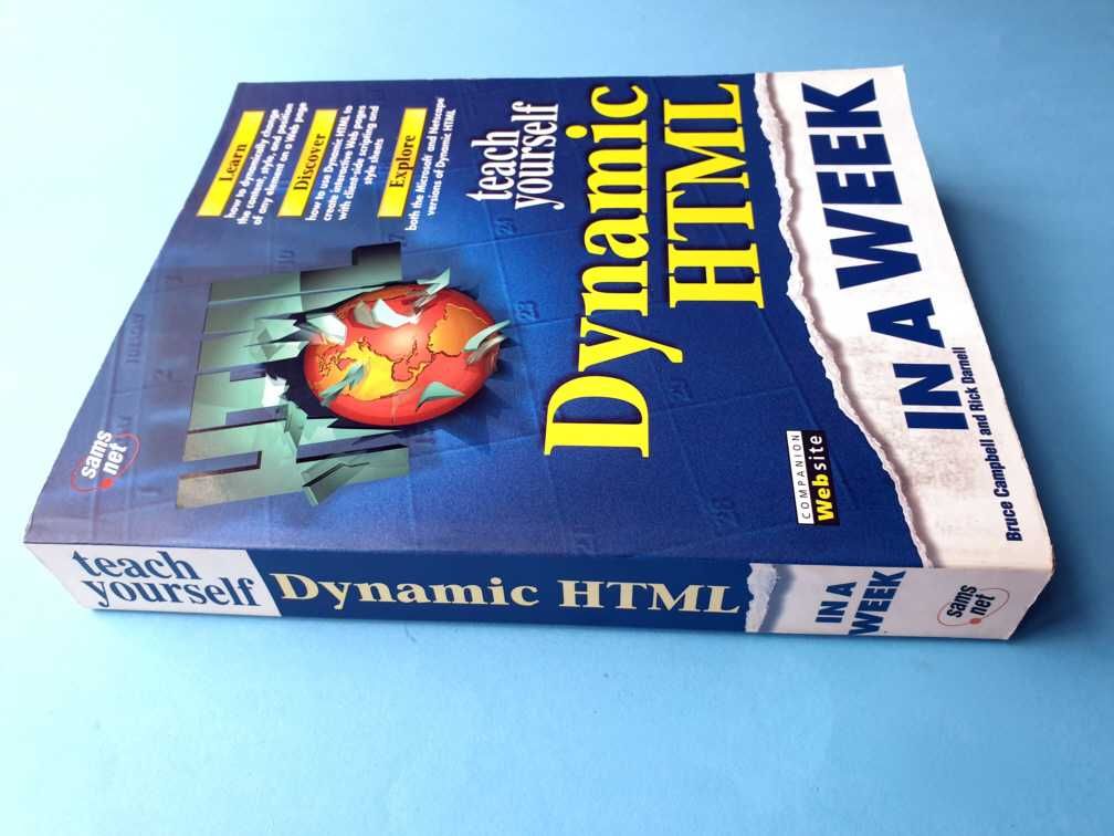 Livro "Teach Yourself Dynamic HTML In A Week"