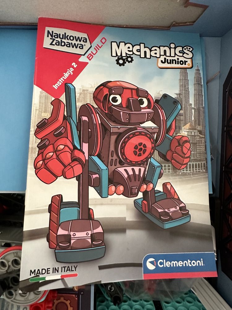 Mechanika Junior Robot Clementoni, zabawa, składanie, robotyka 50719