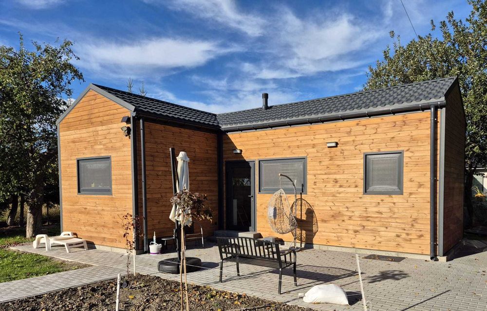 DOM MODUŁOWY Domek Mobilny Szkieletowy Na Zgłoszenie Całoroczny