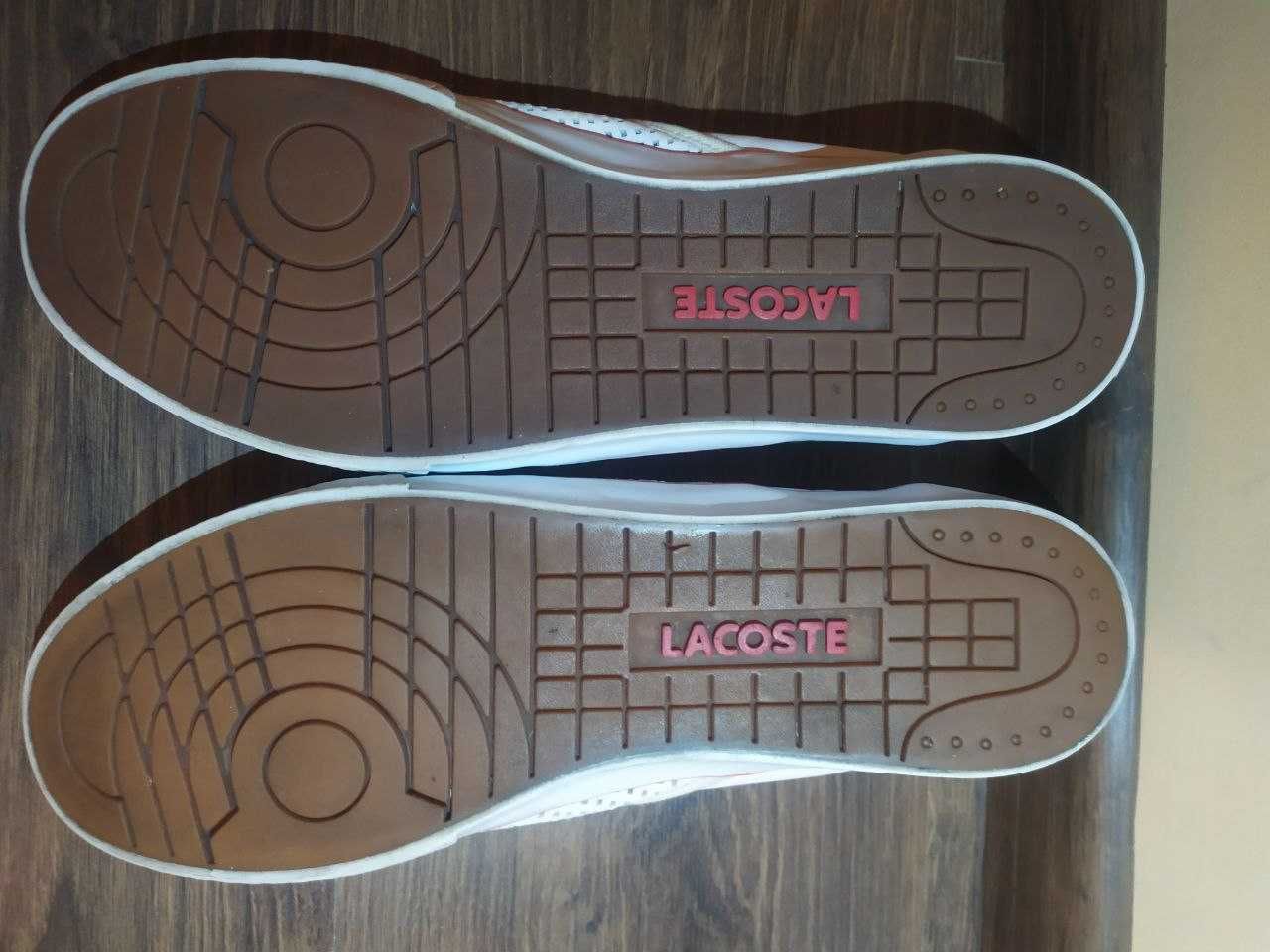 Чоловіче взуття Lacoste Lyndon 2 White Slip on Shoes 42 розмір