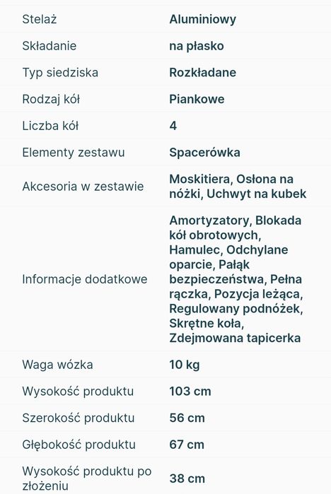 Wózek spacerowy 4 Baby Stinger