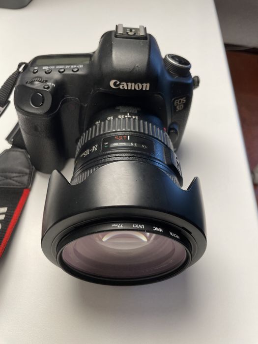 Canon 5D mark III e lente 24-105 mm