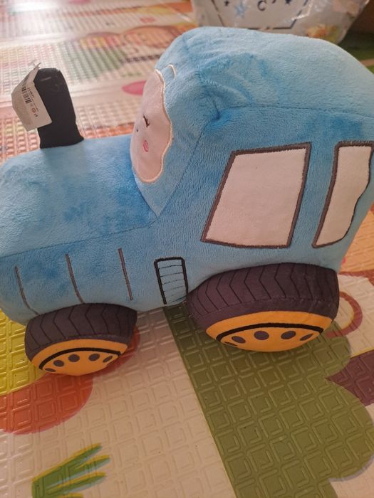 Синій трактор м'яка іграшка