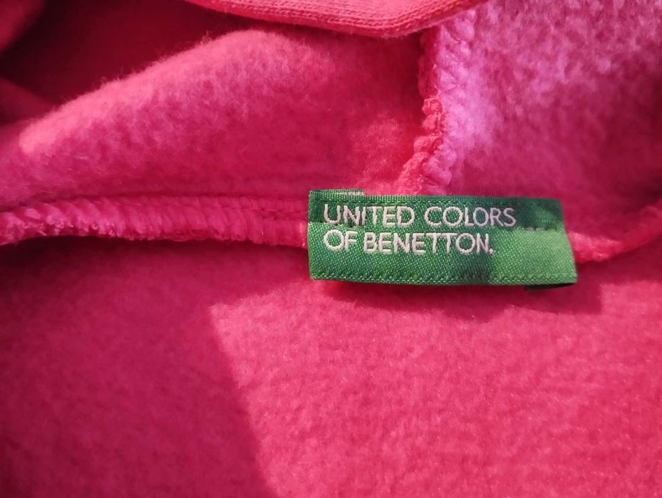 Sweat-shirt cardada com capuz - Benetton - 7/8 anos