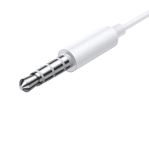 Baseus Encok H17 słuchawki przewodowe minijack 3.5mm biały (NGCR)