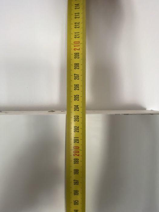 Porta de correr maciça lacada branca