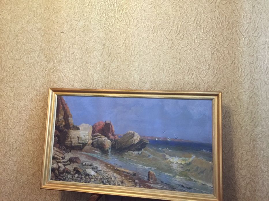 Живопись, морской пейзаж ,картина маслом.