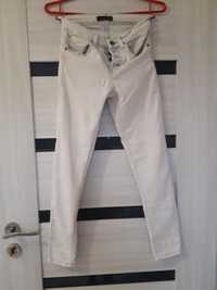 Spodnie jasne  jeansowe cropp  dzinsowe rurki xxs