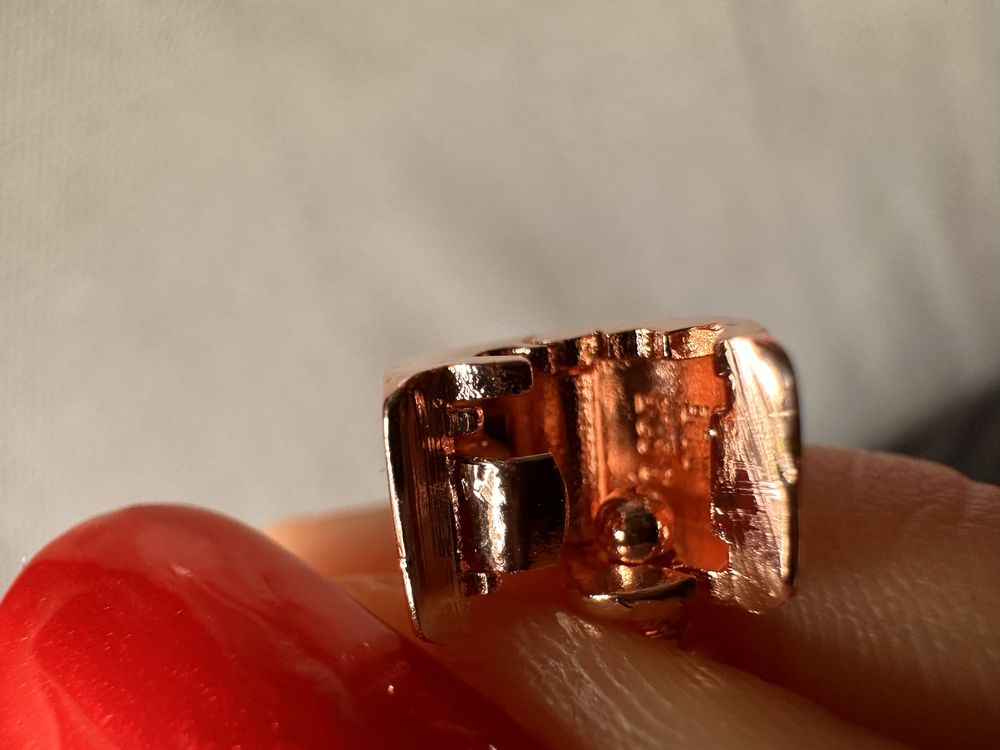 Bransoletka koraliki rose gold PandorA