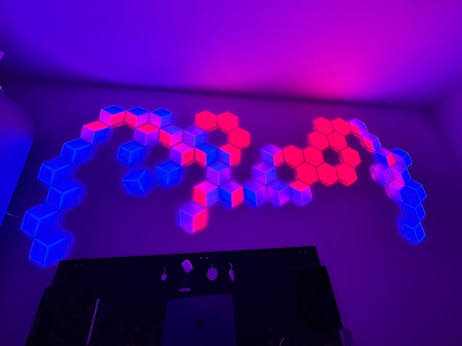 3 zestawy Panel świetlny GOVEE H6066 Glide Hexa Pro Wi-Fi + Bluetooth