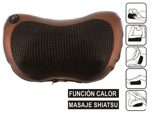 Almofada de massagem c/ função de calor/massagem shiatsu