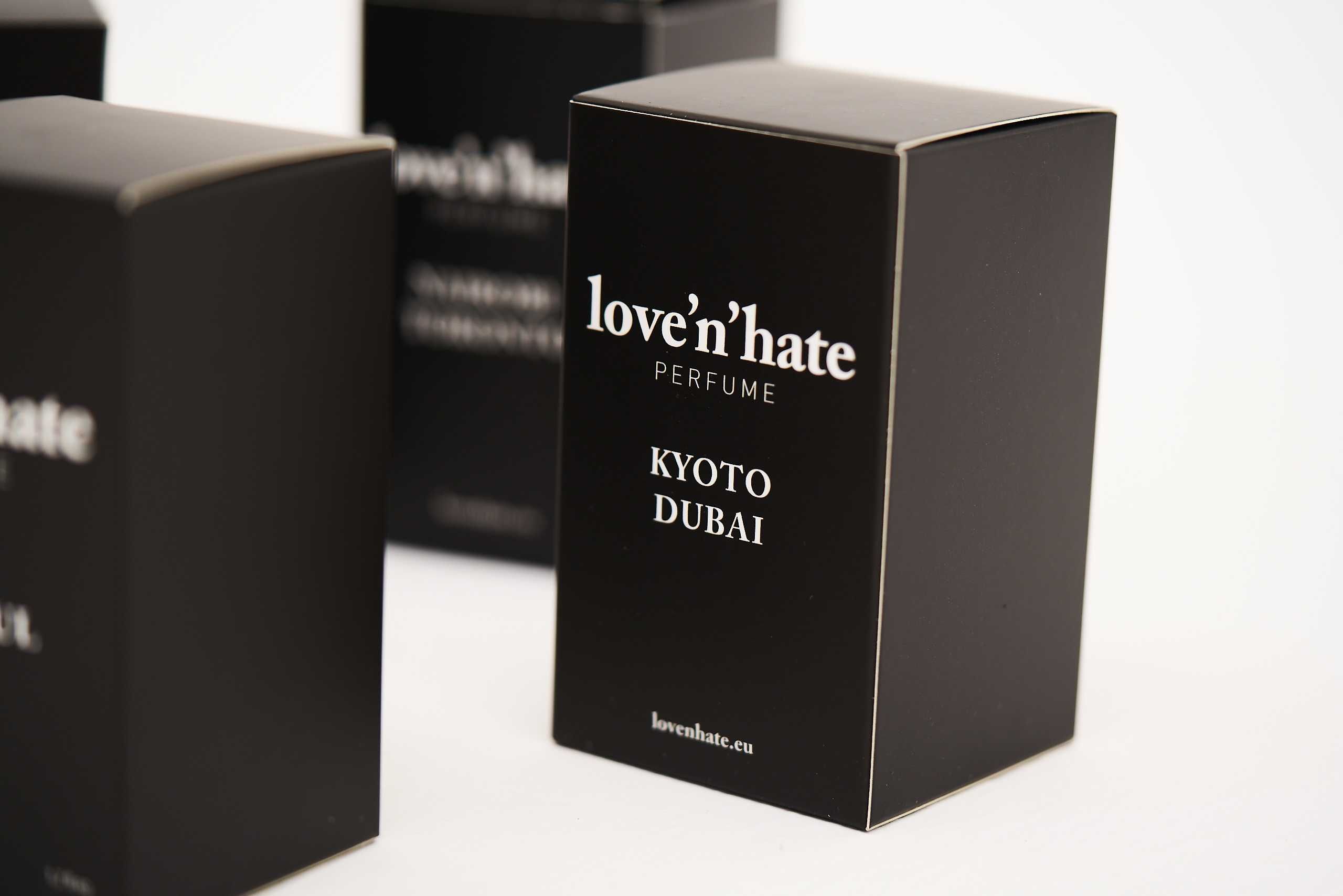 Super cena! Perfumy unisex, Love'n'hate, KYOTO DUBAI, 50 ml