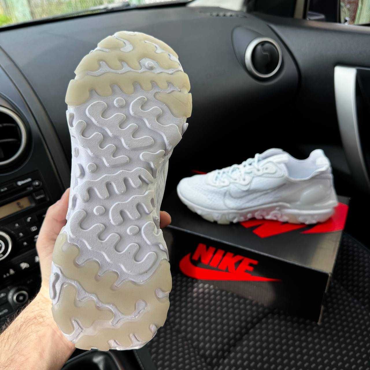 SALE! Nike React Vision All White 40 41 42 43 44 45 найк реакт віжин