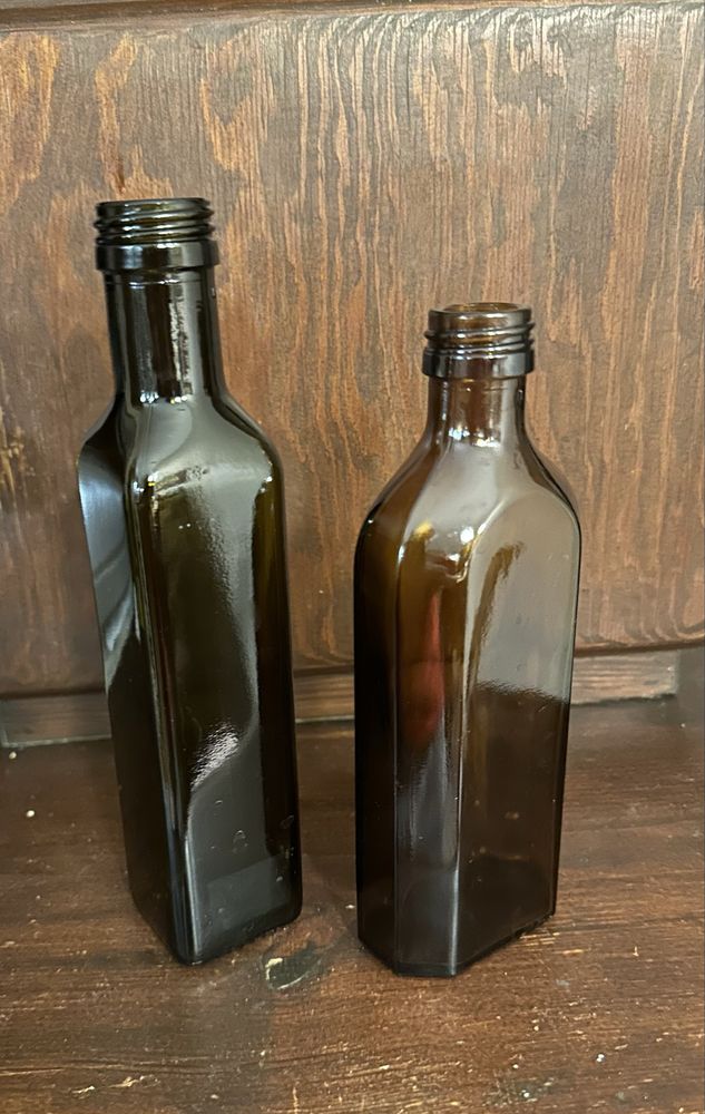 Butelka szklana 250 ml cemna zakręcana