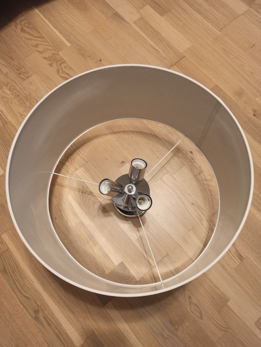 Plafon, abażur biały duży średnica 50 cm