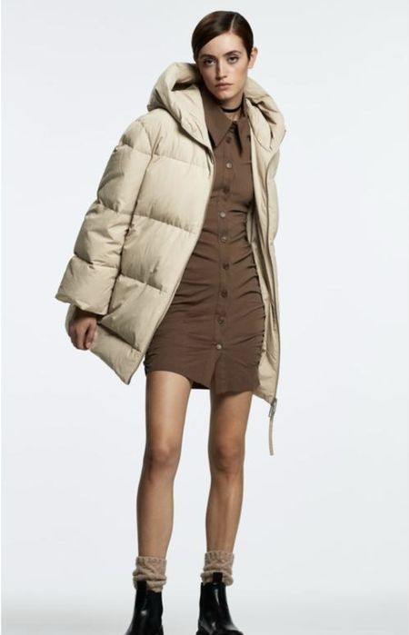 ZARA Жіночий Пуховик оверсайз
