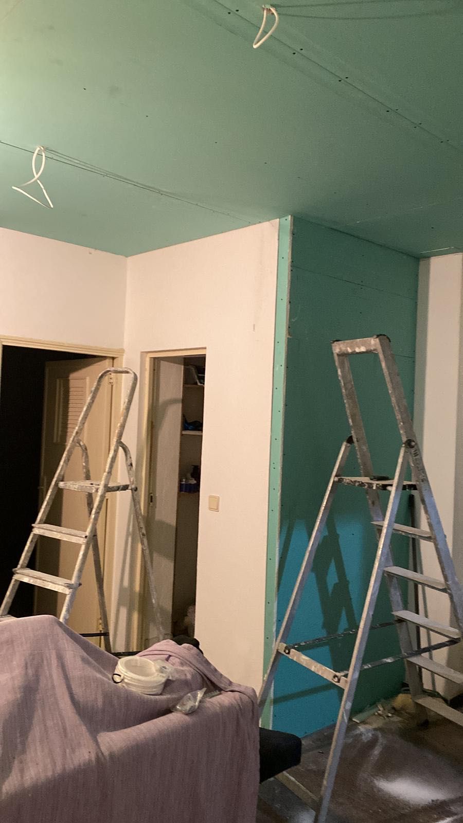 Placas de pladur, pinturas interiores e exterior experiência agilidade
