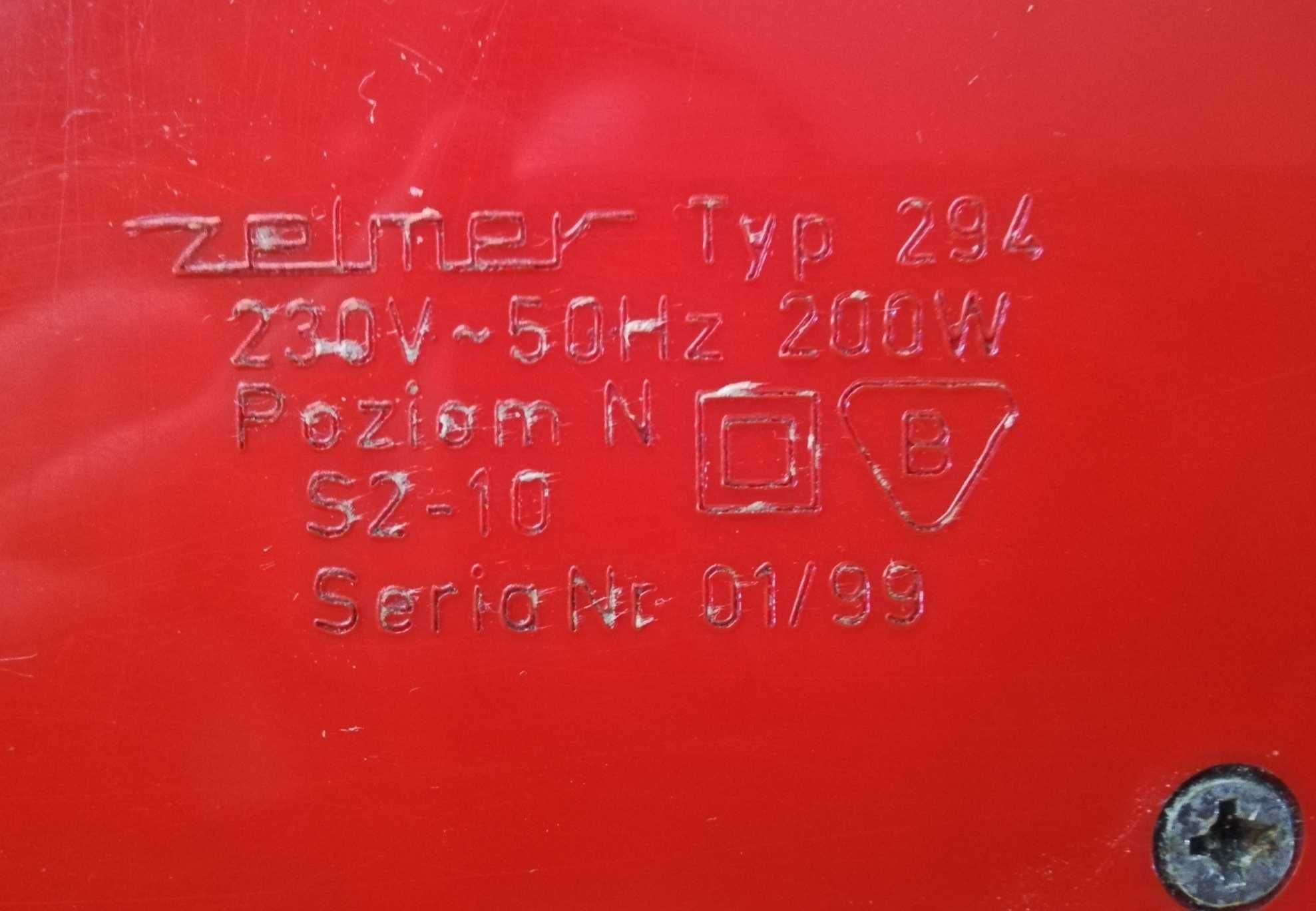 krajalnica Zelmer Alexis czerwona typ 294 01/99 na części