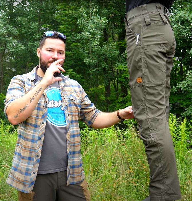 Helikon Tex Woodsman pants штани брюки з міцної танини посилені