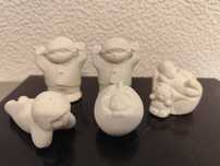 Figurki piaskowiec mar Bell Belgia vintage retro prl