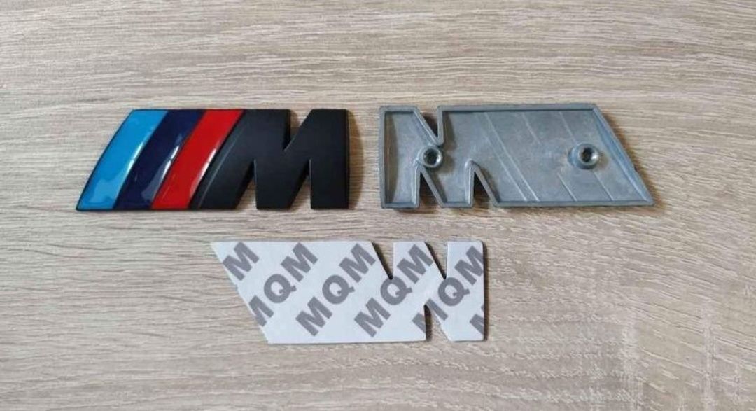 Símbolos BMW Pack M Laterais Mala 45mm 55mm 82mm